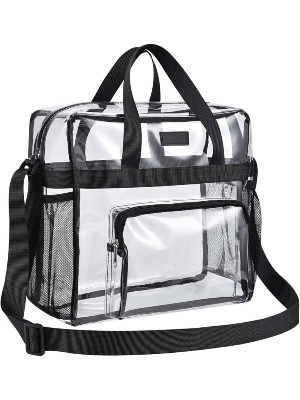 Clear Stadium Tote Bag - Game Day Satchel with Reinforced Strap for Concerts